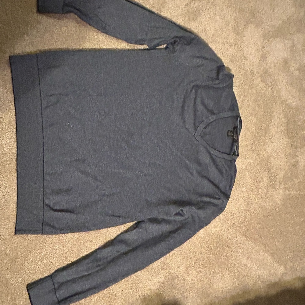 Banana Republic Navy V-Neck Pullover